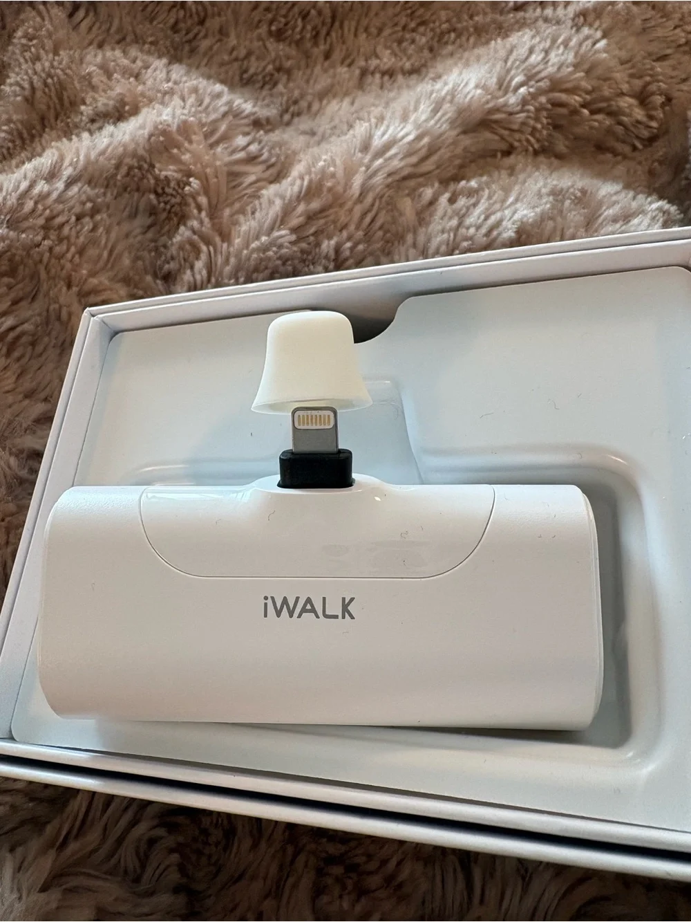 iWalk LinkPod 4 White 4500mAh Docking Battery for iPhone Lightning Connect NWT